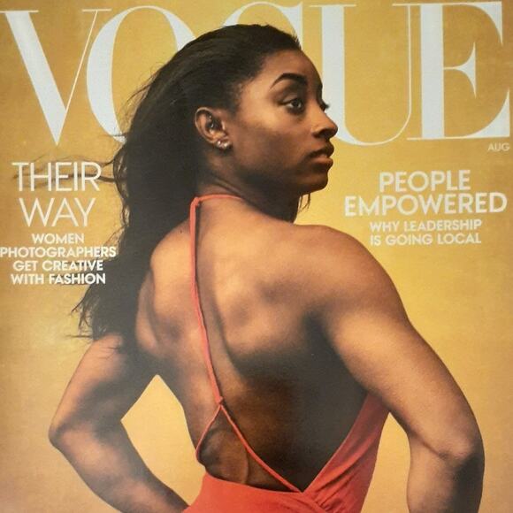 Vogue Magazine August 2020 Simone Biles - Picture 1 of 3